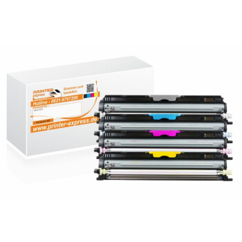 Toner 4er Set alternativ zu Xerox 6121 XL schwarz