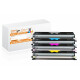 Toner 4er Set alternativ zu Xerox 6121 XL schwarz