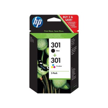 HP 301 2er Pack  J3M81AE black und color