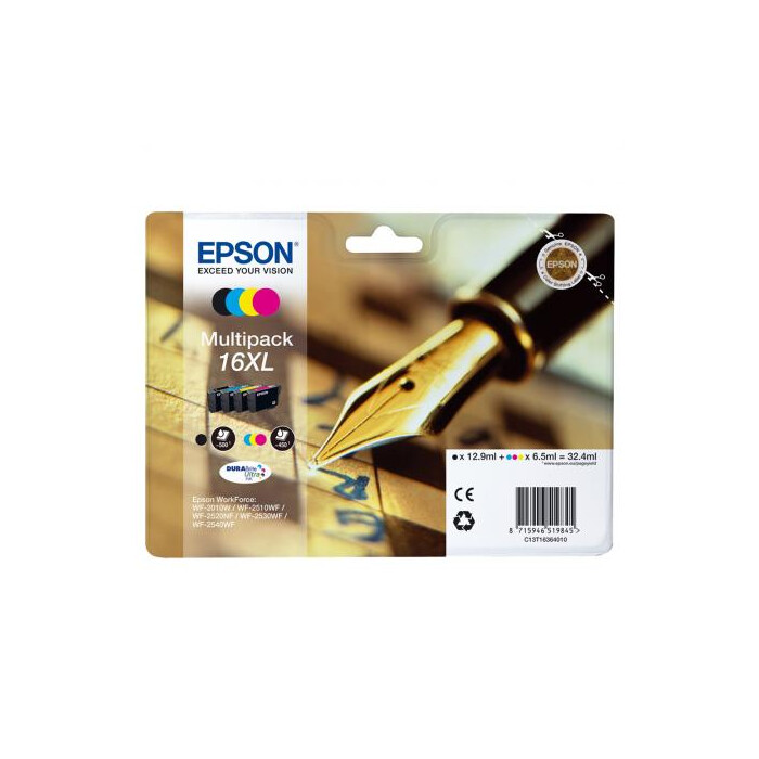 Epson T1636, 16XL 4er Set DURABrite Druckerpatronen