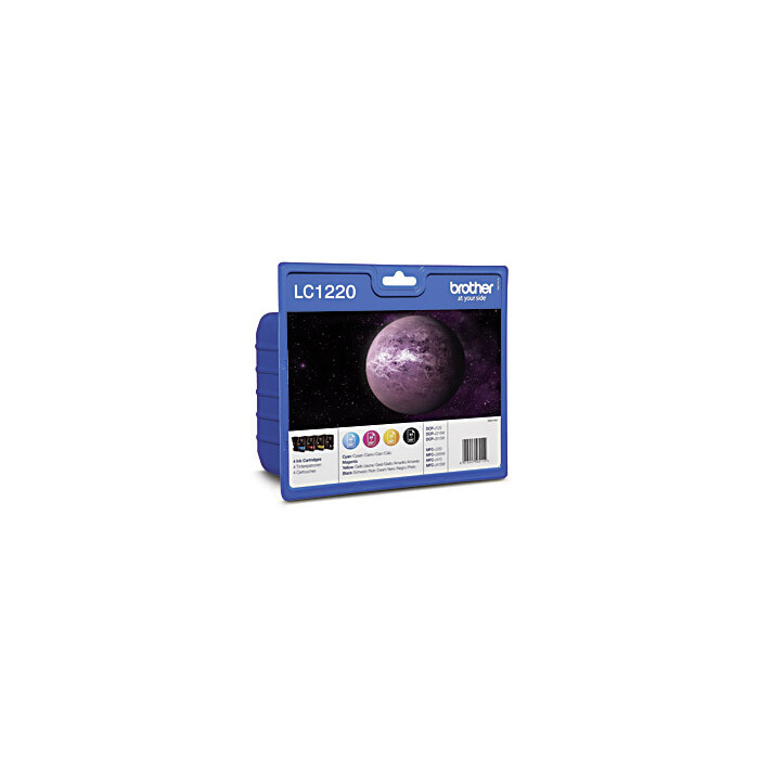Brother Multipack  LC1220, LC-1220 4 Tintenpatronen