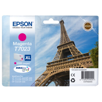 Epson Tintenpatrone magenta C13T70234010, T7023 XL 2000...