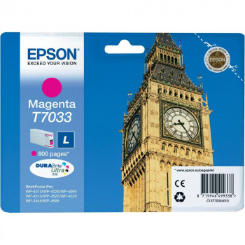 Epson Tintenpatrone magenta C13T70334010, T7033 800 Seiten