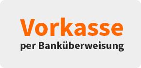 Vorkasse Überweisung